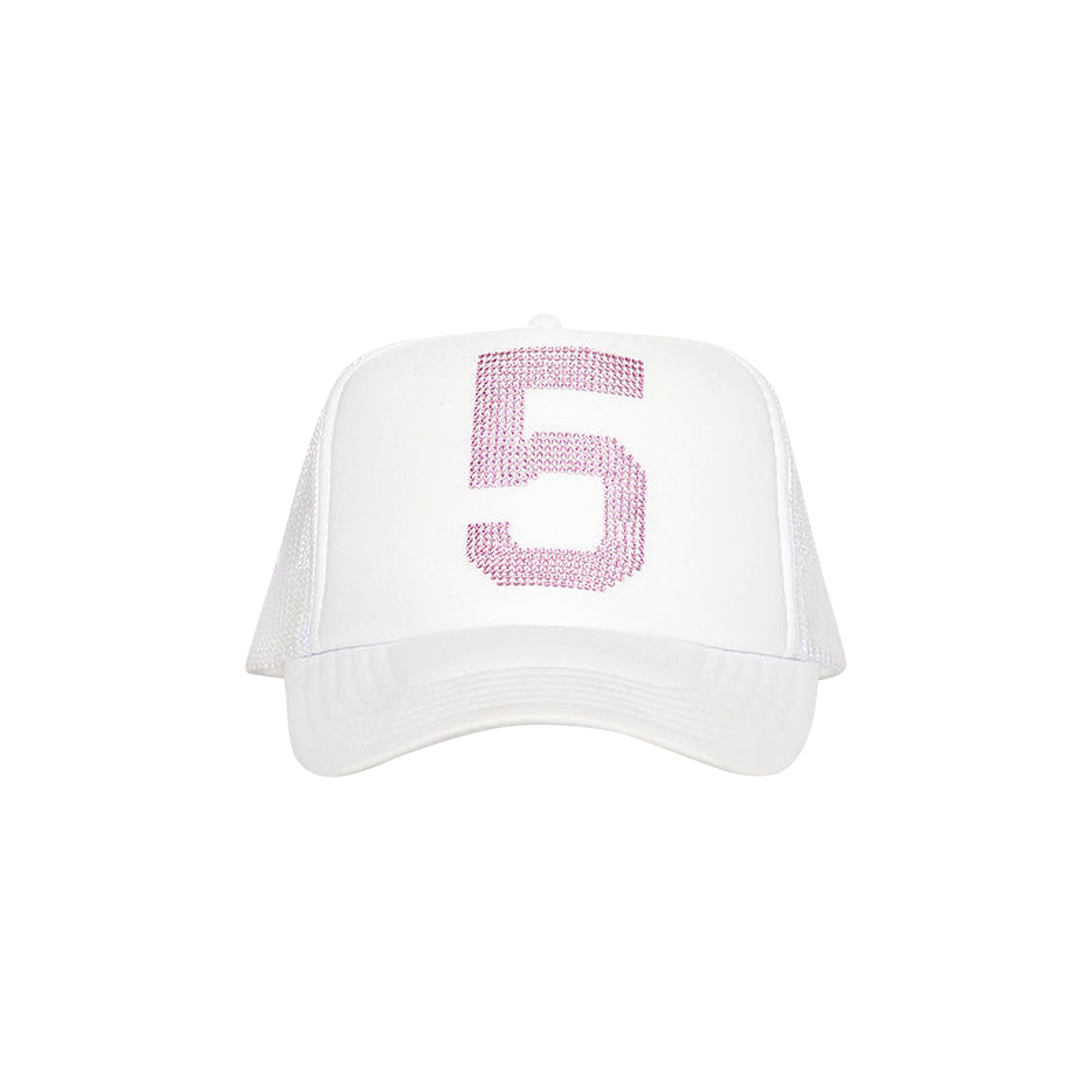 Pre-owned Sp5der 555 Trucker Hat 'white' | Men's Size Onesize