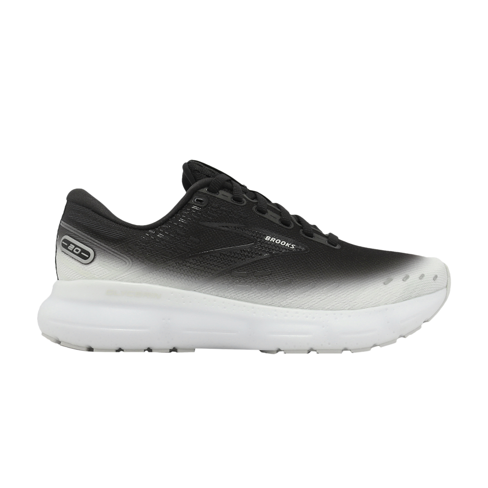Pre-owned Brooks Wmns Glycerin 20 'black White Fade'