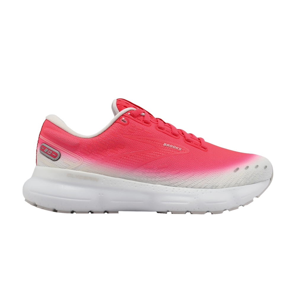 Pre-owned Brooks Wmns Glycerin 20 'diva Pink White Fade'
