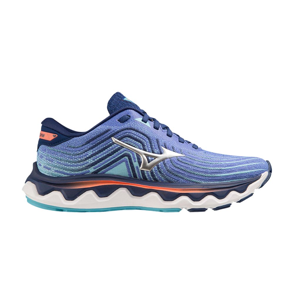 Pre-owned Mizuno Wmns Wave Horizon 6 'dazzling Blue Silver'