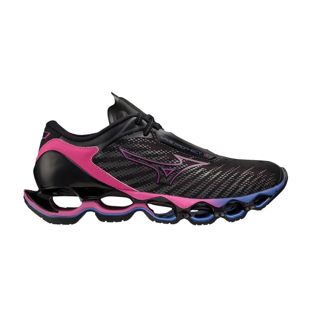 Pre-owned Mizuno Wmns Wave Prophecy 12 'black Oyster'