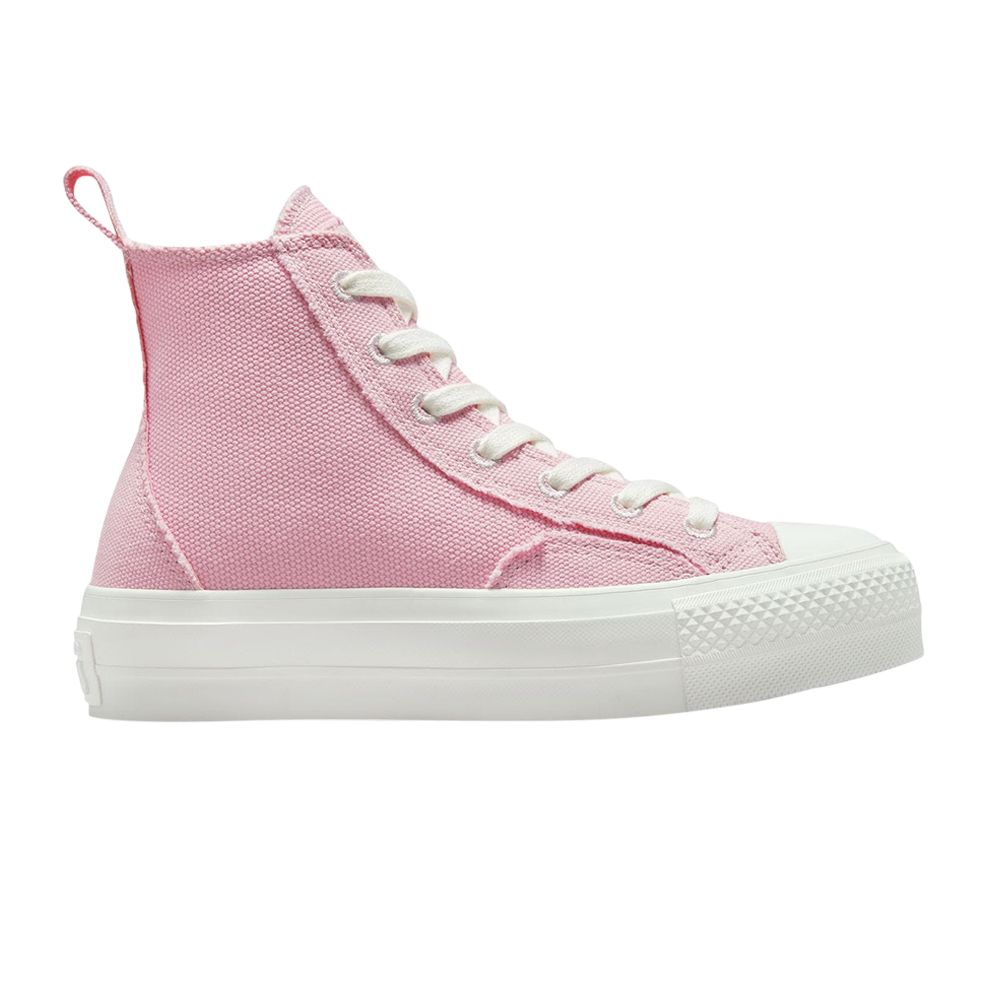 Converse Wmns Chuck Taylor All Star Lift Platform High 'Oversized Patch - Sunrise Pink' | Women's Size 7