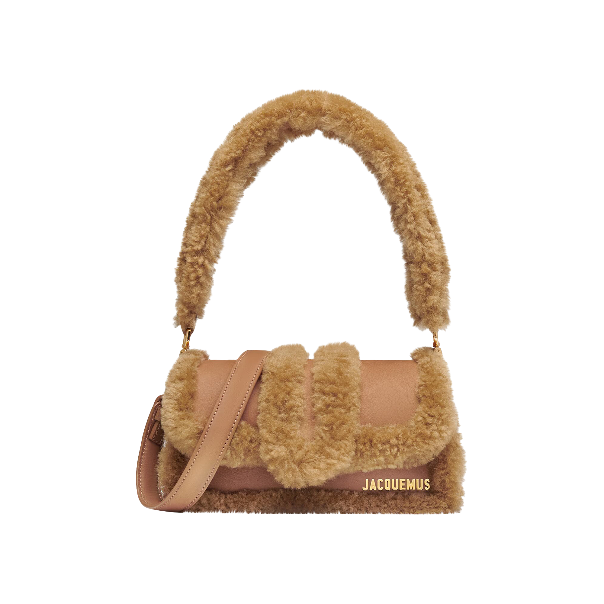 Pre-owned Jacquemus Le Petit Bambimou Doux Top Handle Bag 'camel' In Brown