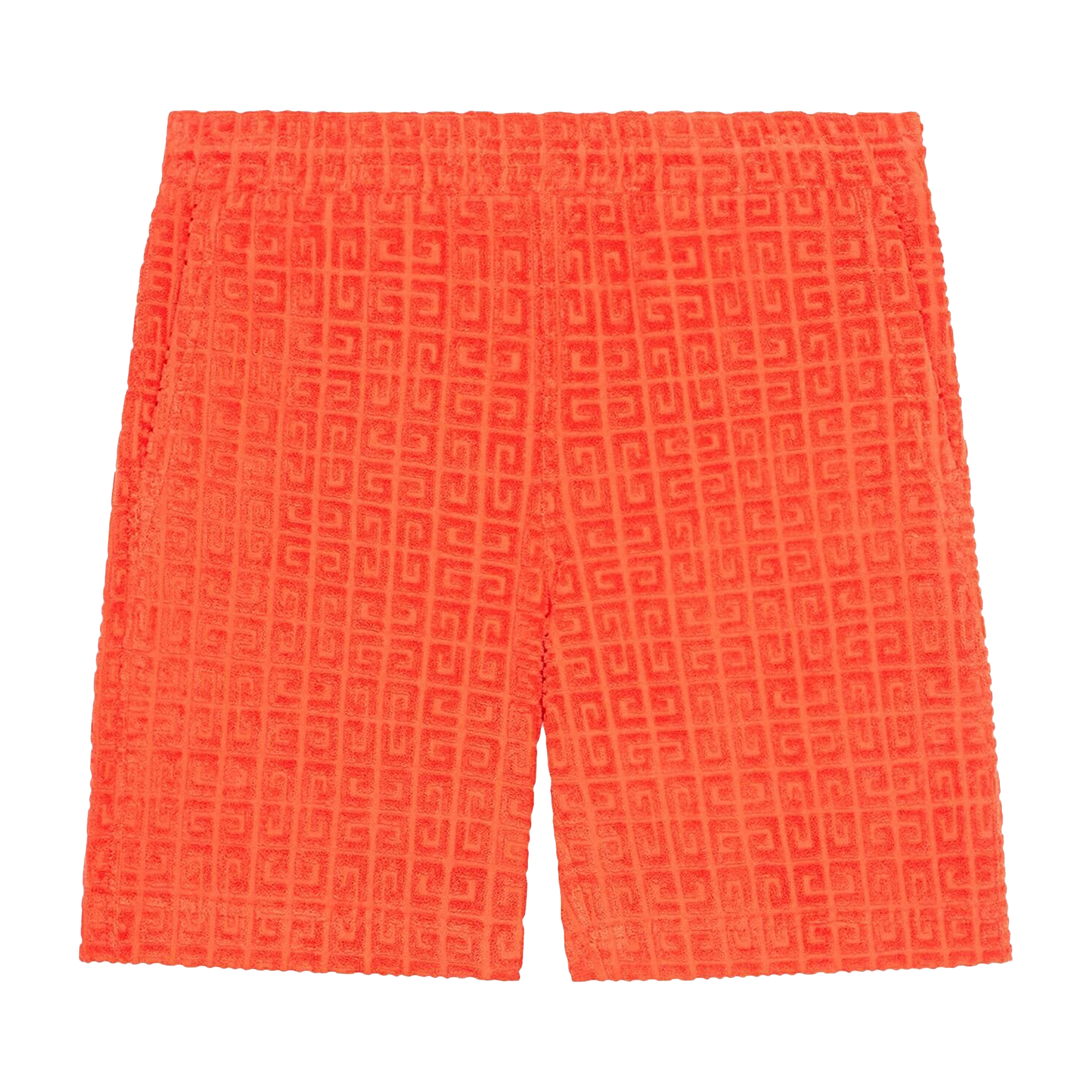Pre-owned Givenchy New Board Shorts 'bright Orange'