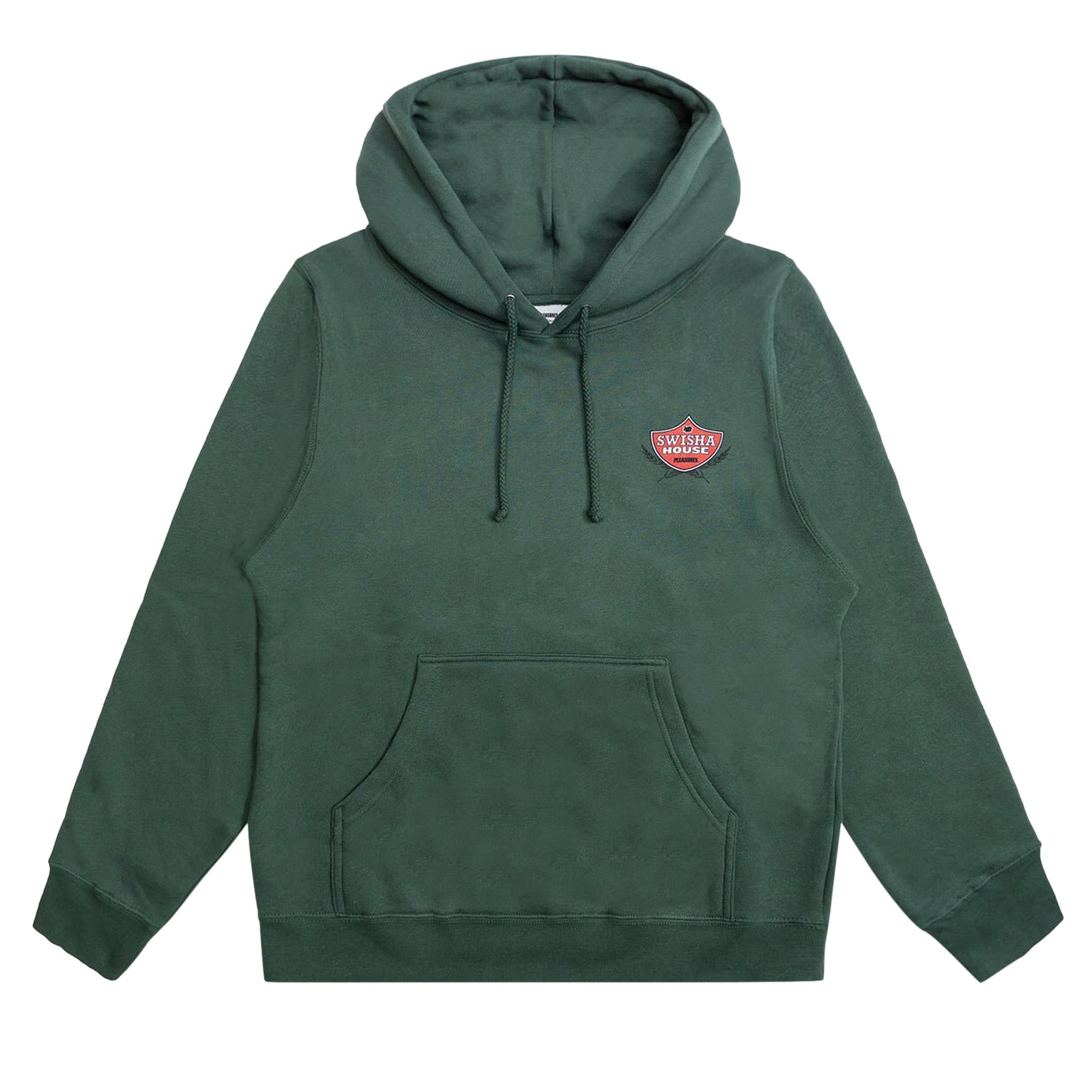 PLEASURES PLEASURES SWISHA HOODIE 'ALPINE GREEN'