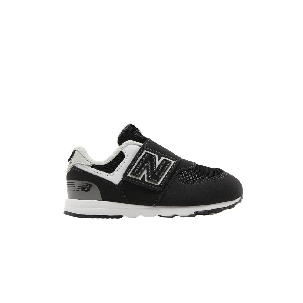 New Balance 574 New-B Hook & Loop Toddler Wide 'Black White' | Infant Size 7.5