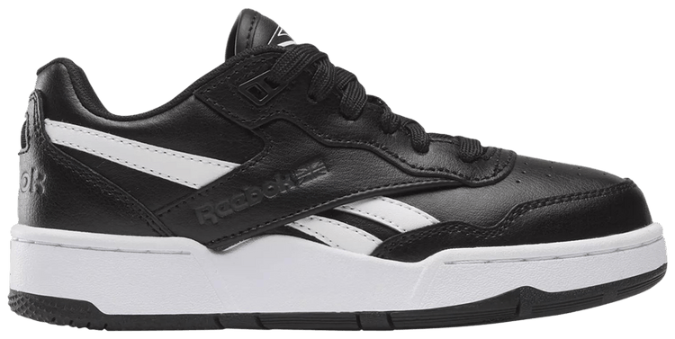 Reebok BB4000 2 Little Kid Black Pure Grey