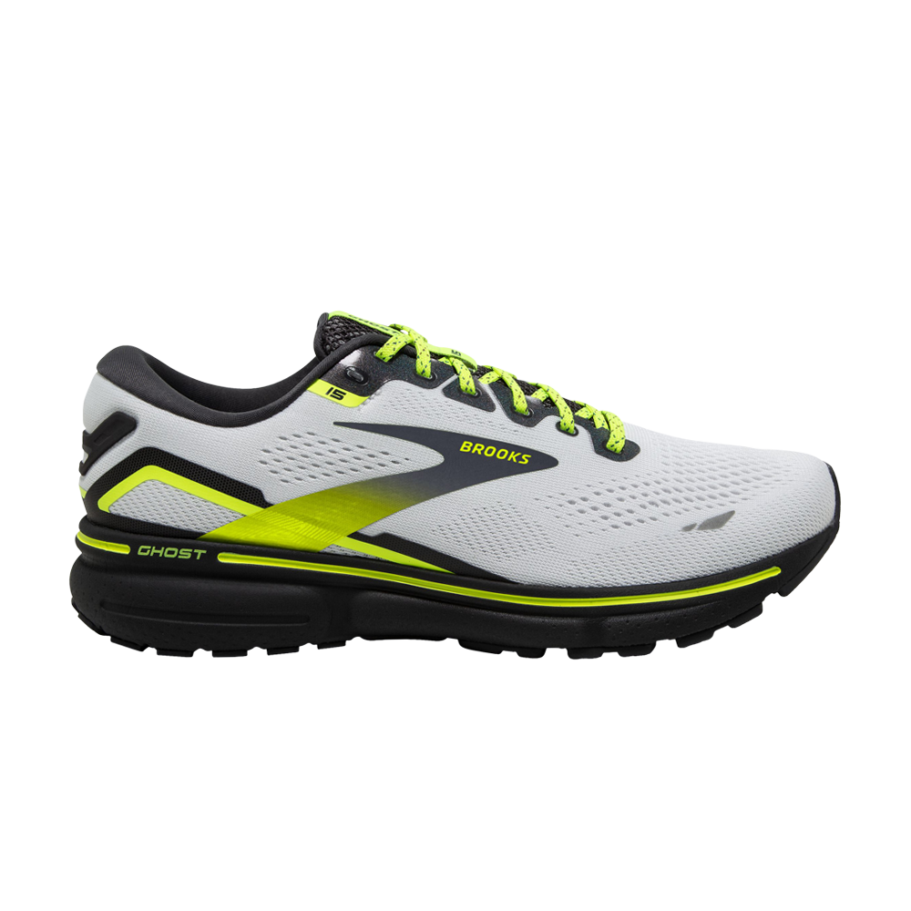 Pre-owned Brooks Ghost 15 'white Nightlife'