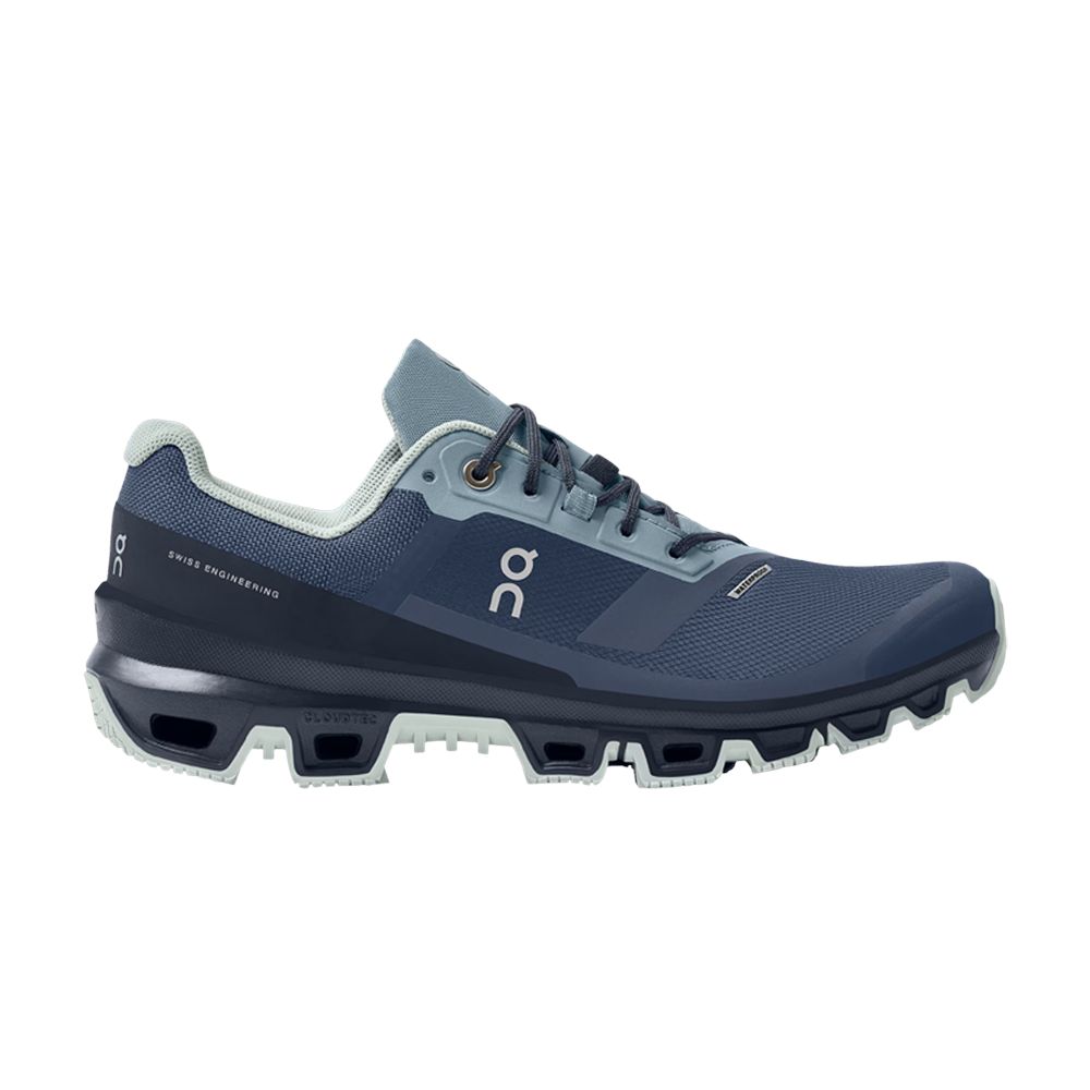 Pre-owned On Wmns Cloudventure Waterproof 'denim Midnight' In Blue