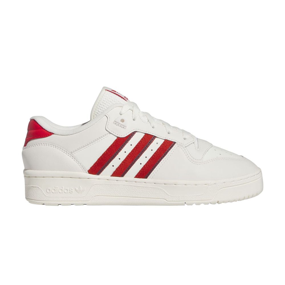 Pre-owned Adidas Originals Rivalry Low 'cloud White Shadow Red' In Cream