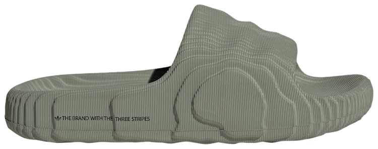 Buy Adilette 22 Slides 'Silver Green' - IG8264 - Green | GOAT