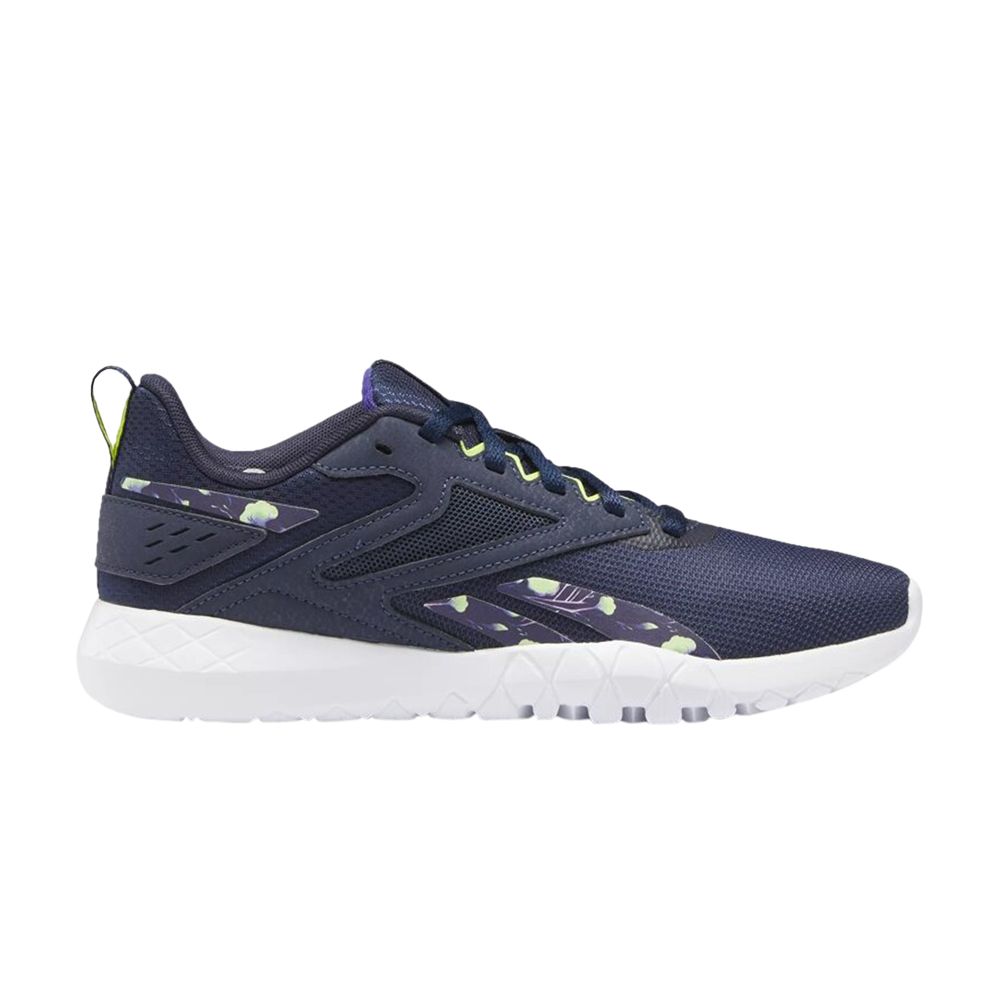 Reebok Wmns Flexagon Energy 4 'Vector Navy Acid Yellow' | Blue | Women's Size 7 - 100046554