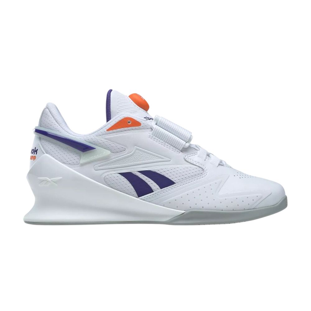 Reebok Wmns Legacy Lifter 3 'White Bold Purple' | Women's Size 7.5