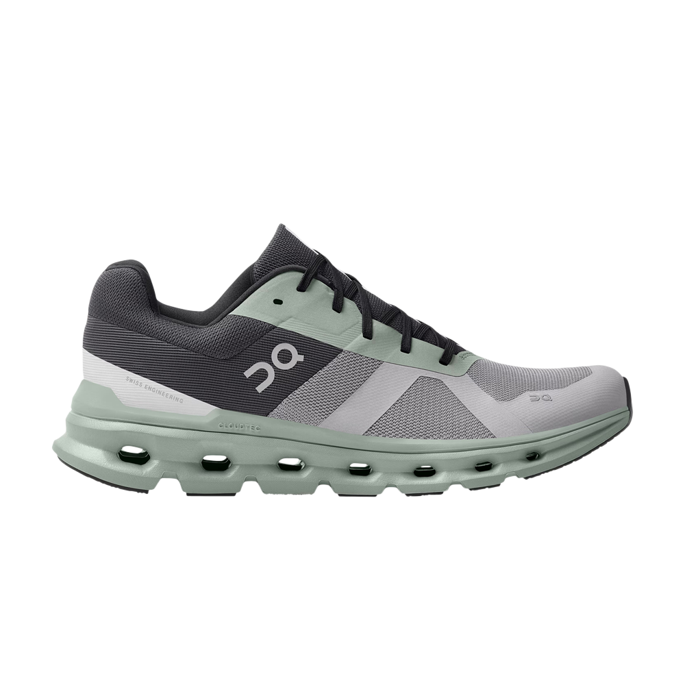 Pre-owned On Cloudrunner 'alloy Moss' In Grey