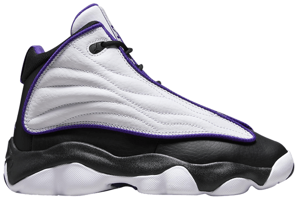 Air Jordan Grade School Pro Strong 'White Black Electro Purple Gs' Sneakers