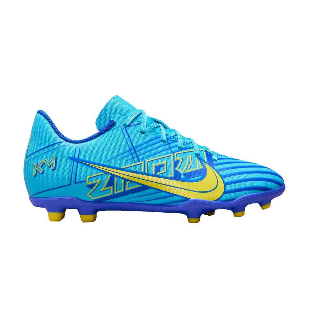 Pre-owned Nike Kylian Mbappé X Mercurial Vapor 15 Club Mg Gs 'motivation Pack' | Blue | Kid's Size 4.5
