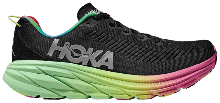 HOKA Wmns Rincon 3 Black Rainbow