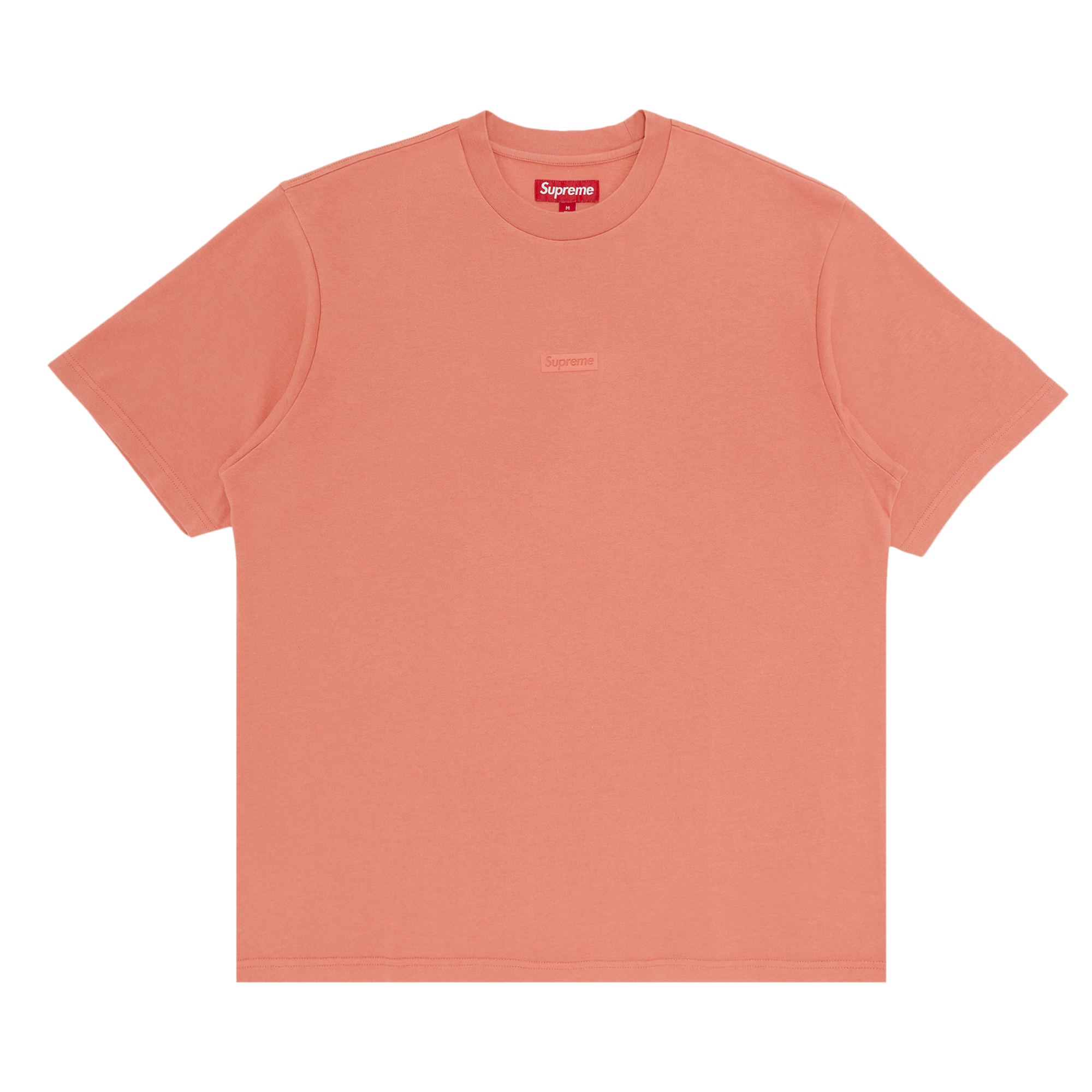 Pre-owned Supreme High Density Small Box Short-sleeve Top 'peach' In Orange