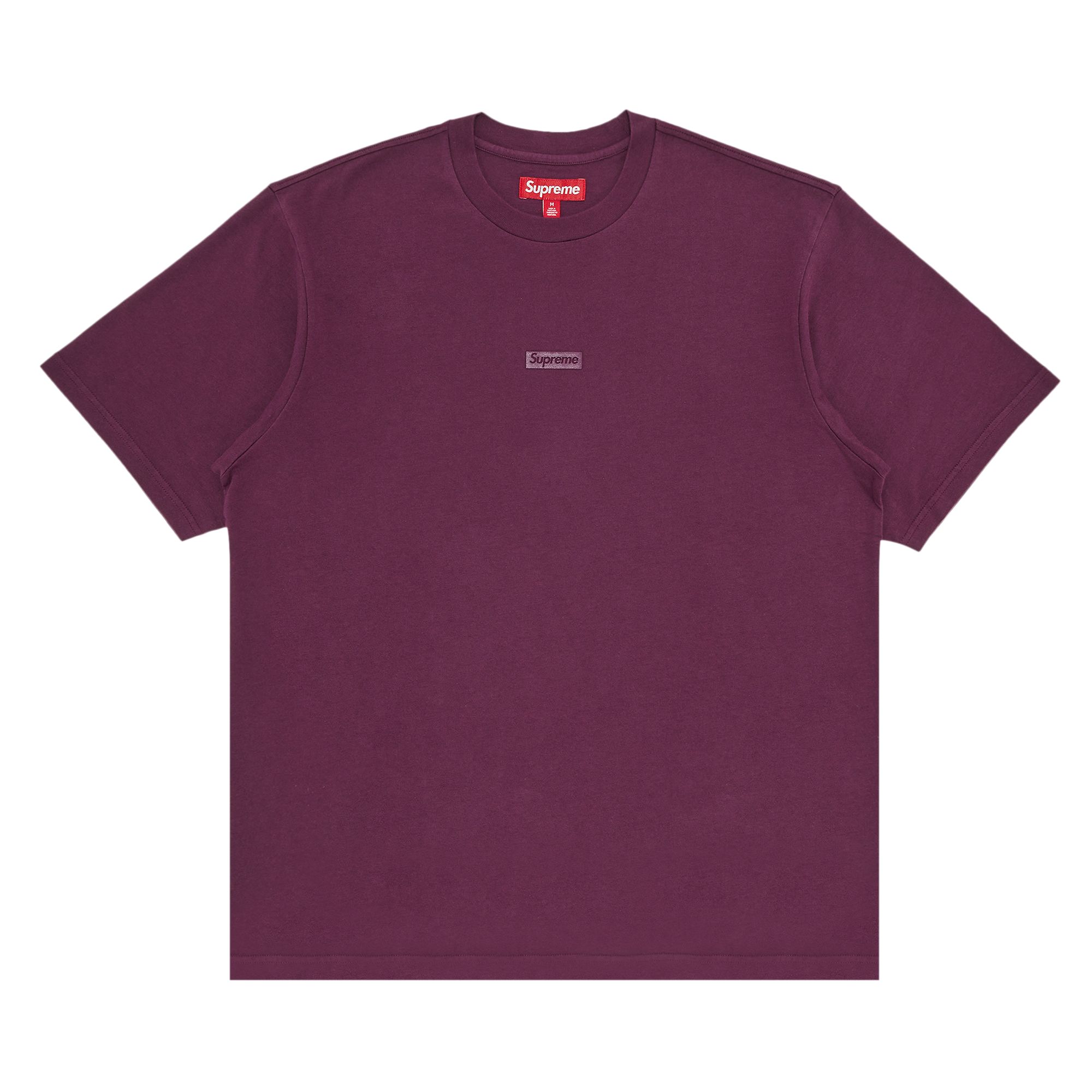 Supreme High Density Small Box Short-Sleeve Top 'Plum' | Purple | Men's Size M