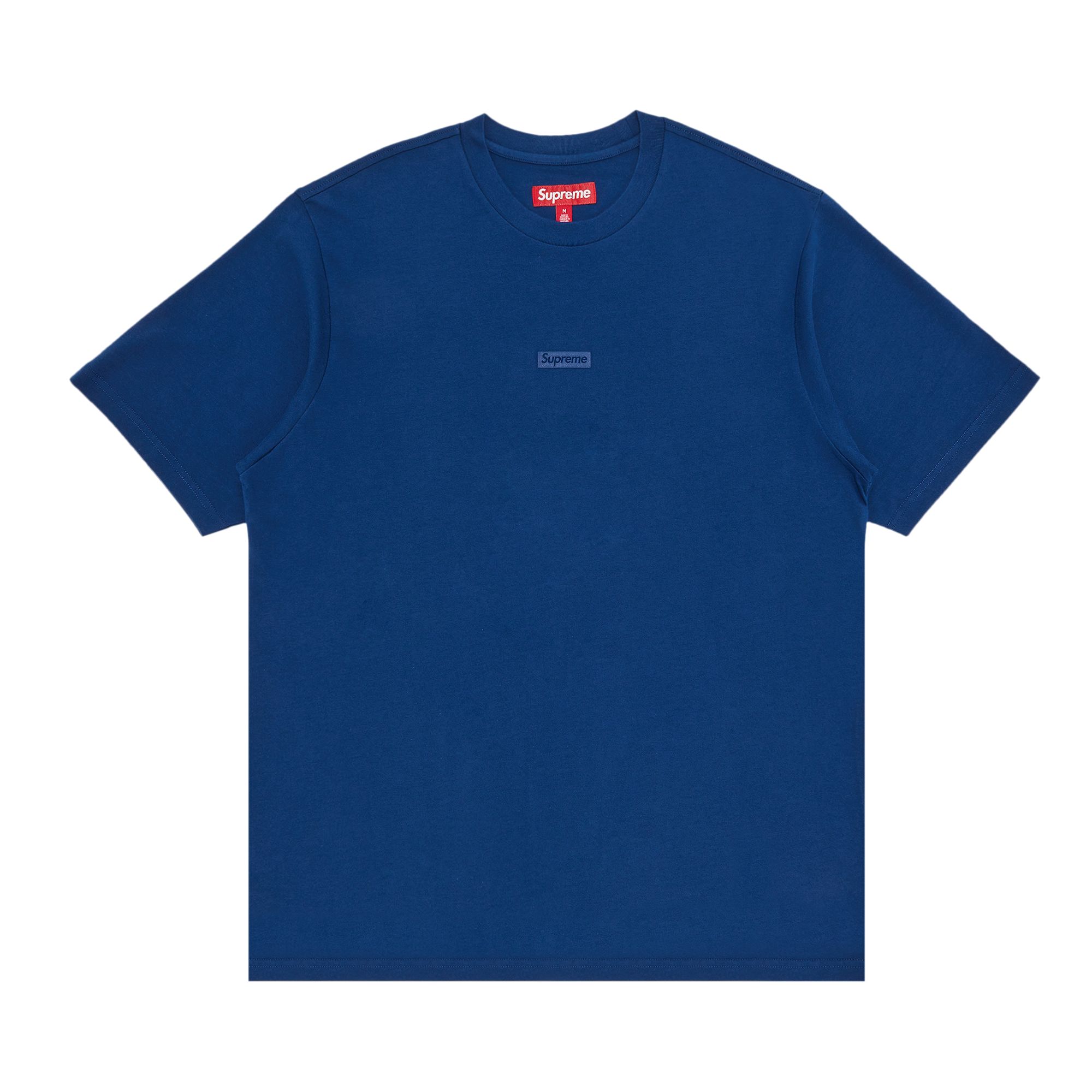 Supreme High Density Small Box Short-Sleeve Top 'Light Navy' | Blue | Men's Size S