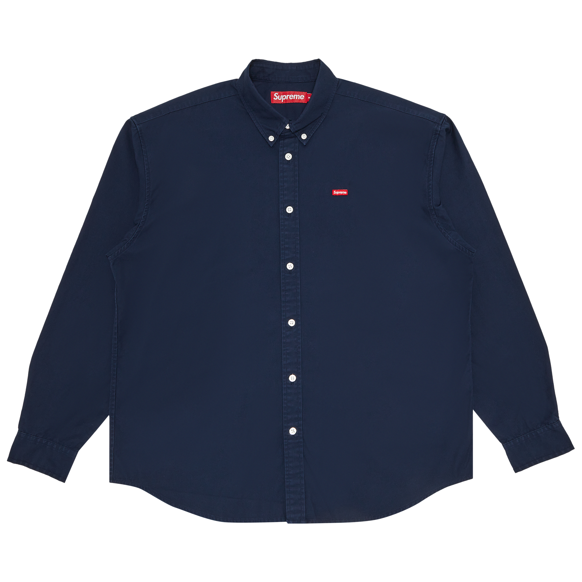 Pre-owned Supreme Small Box Shirt 'navy' In Blue