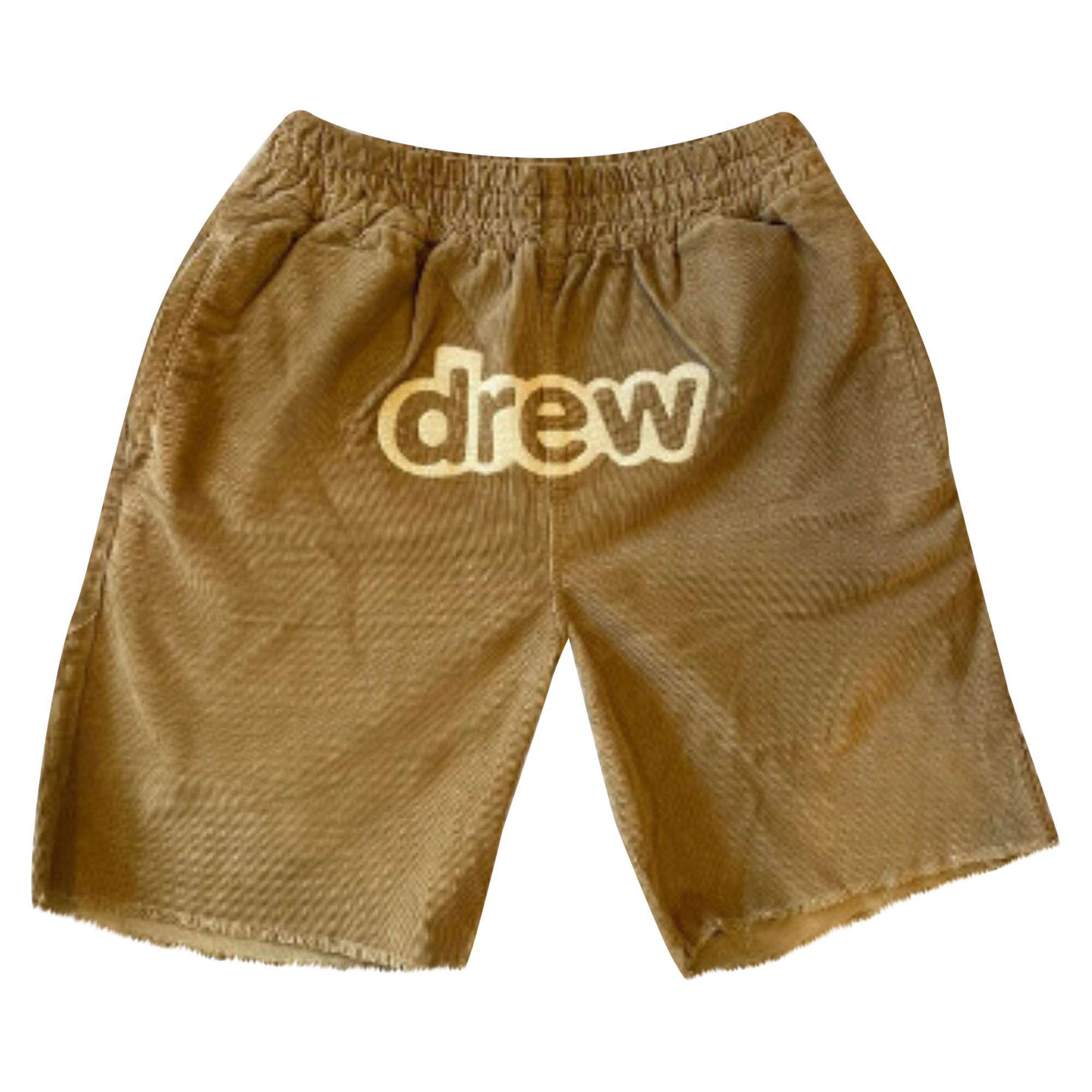 Pre-owned Drew House Chaz Corduroy Short 'old Camel' In Tan