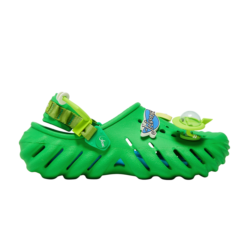 Pre-owned Crocs The Jetsons X Extra Butter X Echo Clog 'orbit City' In Green