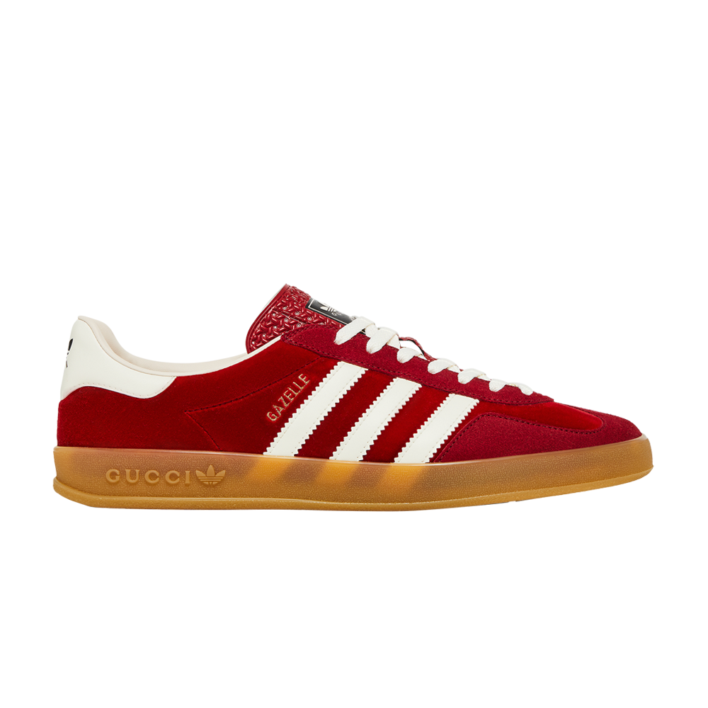 Pre-owned Gucci Adidas X  Gazelle 'red Velvet'