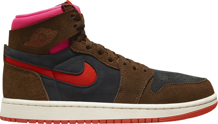 Wmns Air Jordan 1 High Zoom Comfort 2 'Cacao Wow Picante Red'