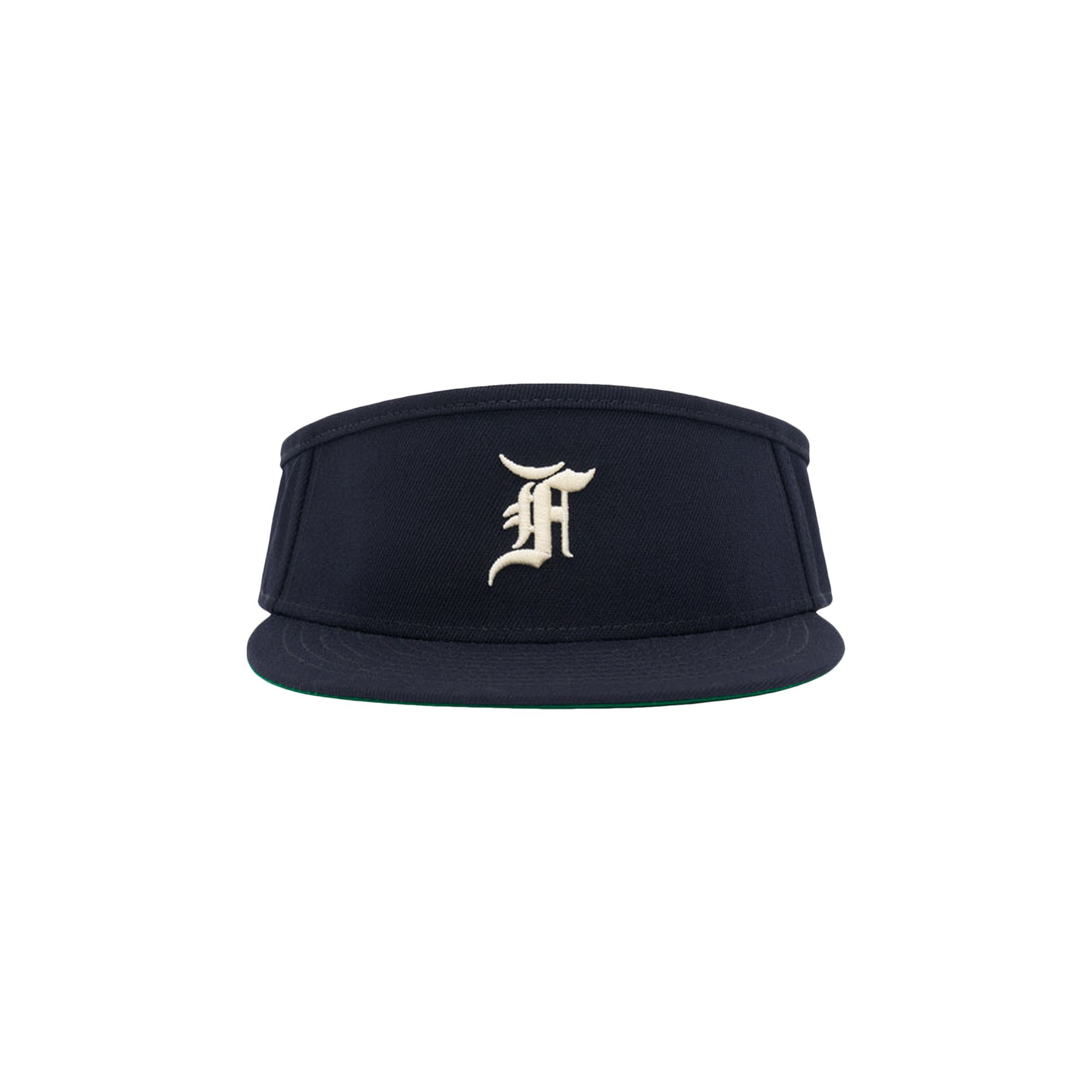 Pre-owned Essentials Fear Of God  X New Era Fitted Visor 'navy' | Blue | Men's Size 7