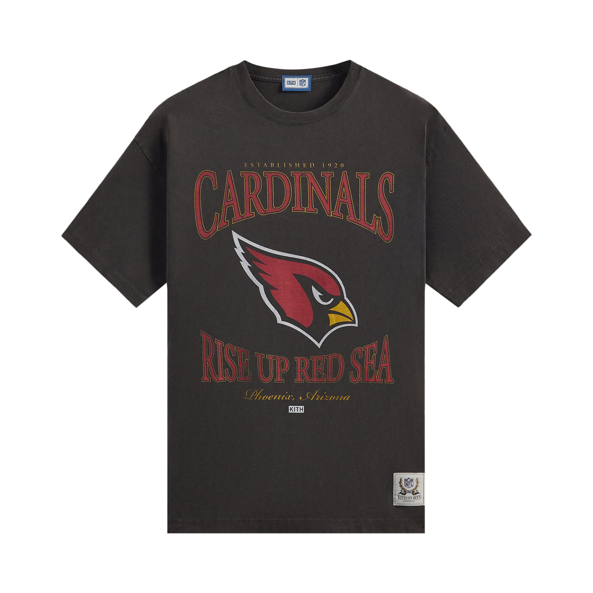 Kith For The NFL: Cardinals Vintage Tee 'Black' | Men's Size XL