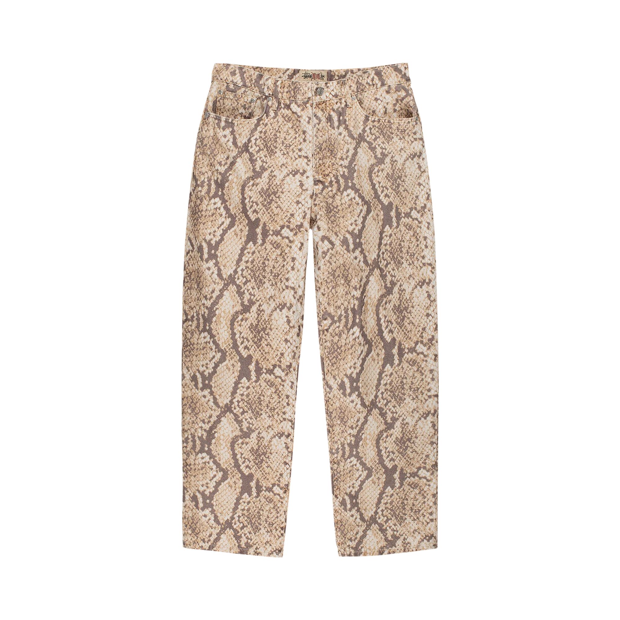 Stussy Washed Canvas Big Ol' Jeans 'Python' | Tan | Men's Size 30