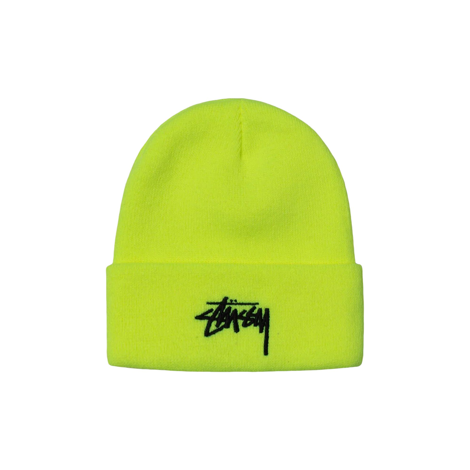 Stussy Stock Cuff Beanie 'Safety Yellow' | Men's Size Onesize