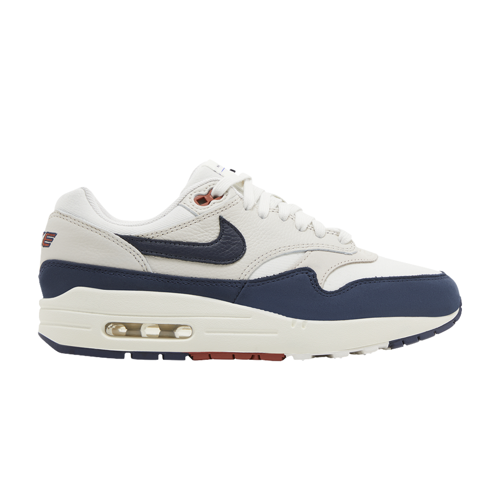 Pre-owned Nike Wmns Air Max 1 'obsidian Rugged Orange' In Blue