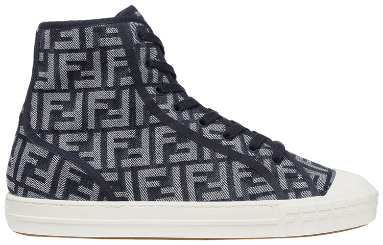 Buy Fendi FF Motif Domino High 'Blue Denim' - 7E1570 AM5H