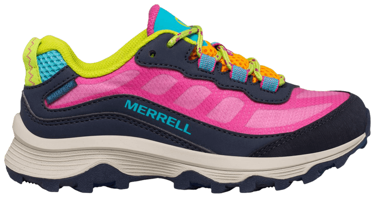 Merrell Moab Speed Low Big Kid Navy Color Pop