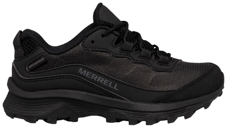 Merrell Moab Speed Low Big Kid Triple Black