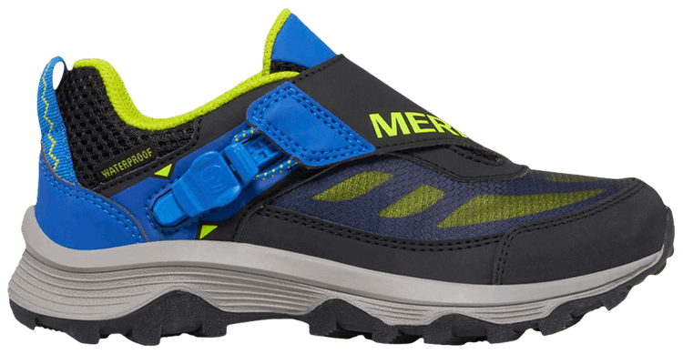 Merrell Moab Speed Low ZipTrek Big Kid Blue Lime