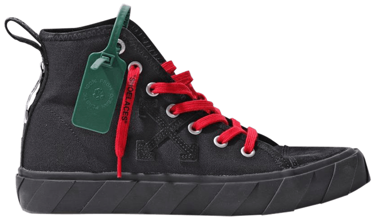 Off White Vulc Sneaker Mid Black Red