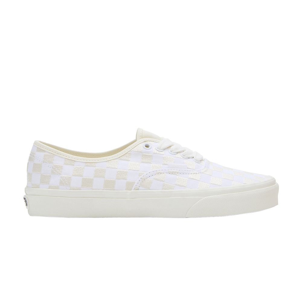 Pre-owned Vans Authentic 'embroidered Checkerboard - White'