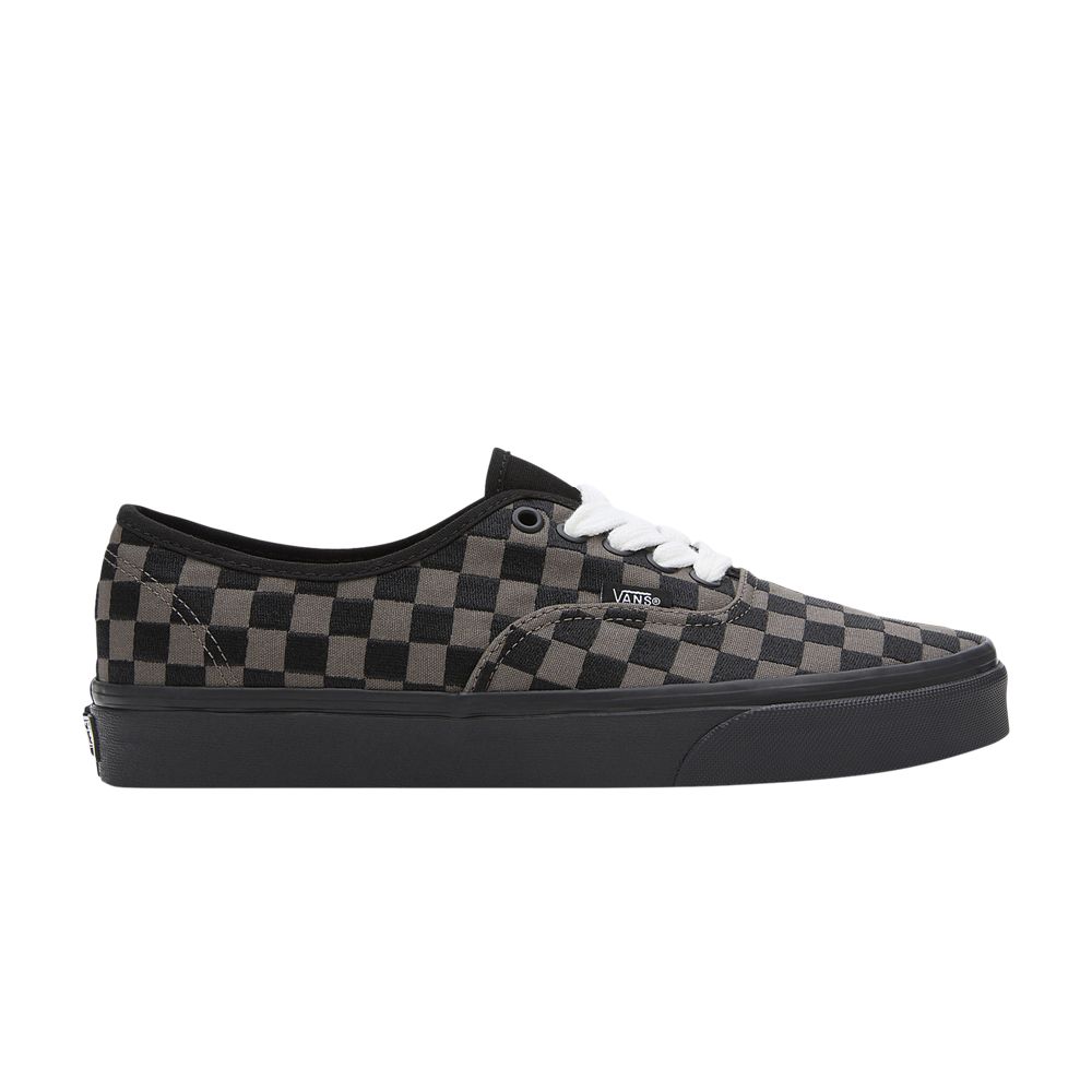 Pre-owned Vans Authentic 'embroidered Checkerboard - Black'