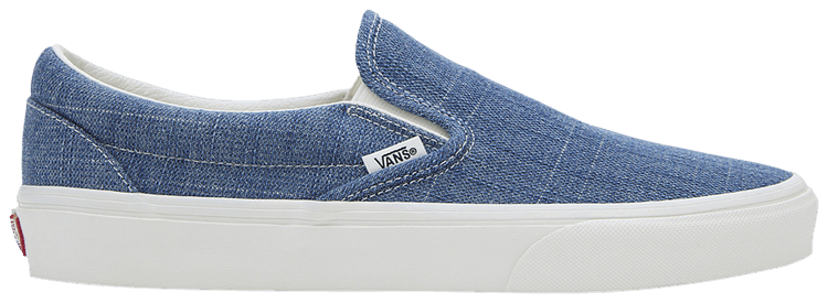 Size 10.0 Classic Slip On Threaded Denim Blue