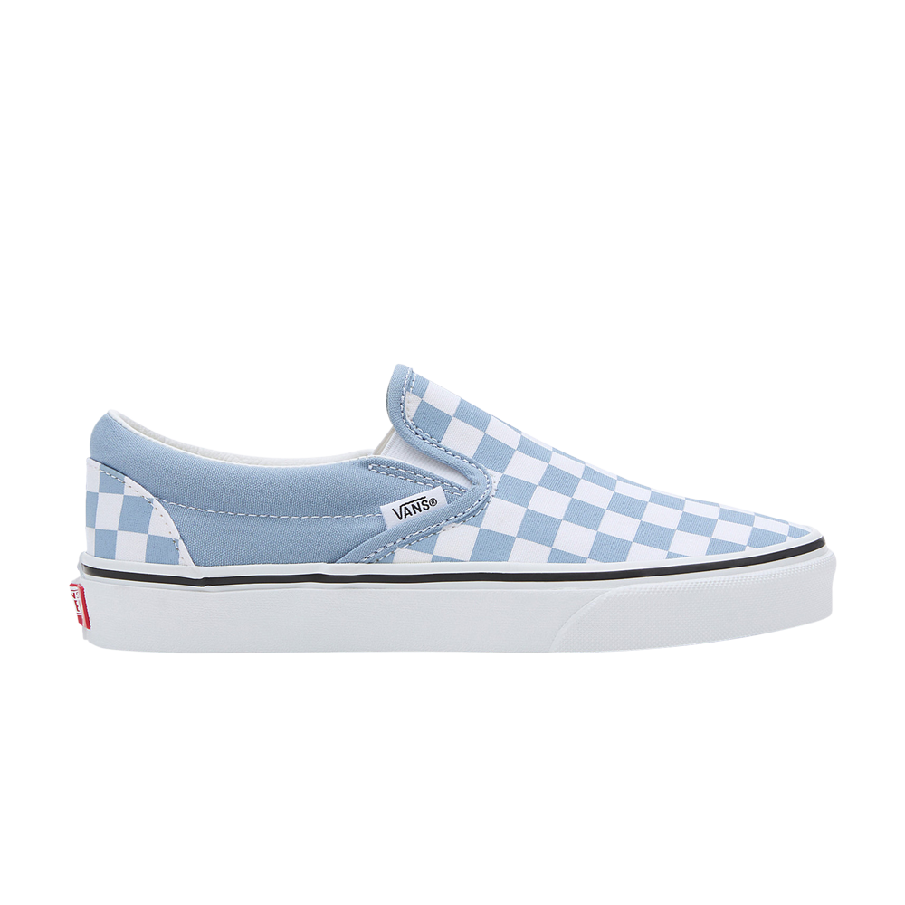 Pre-owned Vans Classic Slip-on 'color Theory Checkerboard - Dusty Blue'