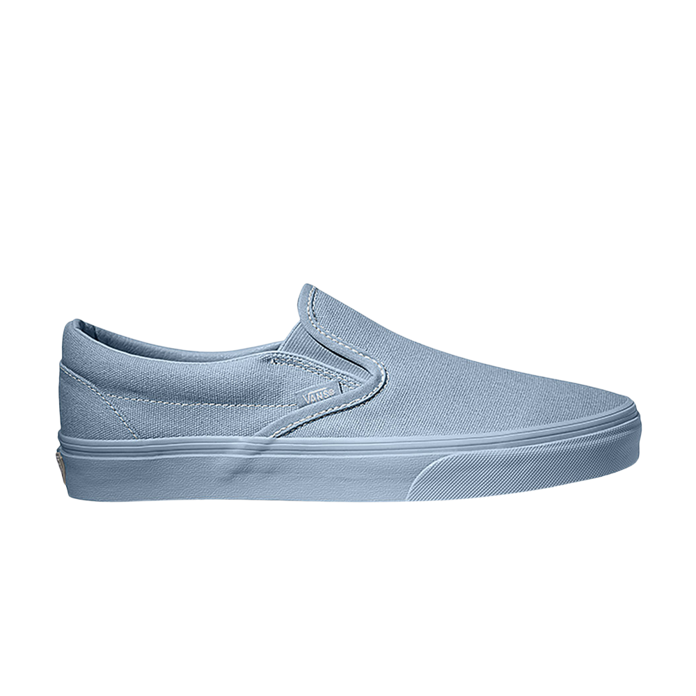 Pre-owned Vans Classic Slip-on 'pastel Mono - Dusty Blue'