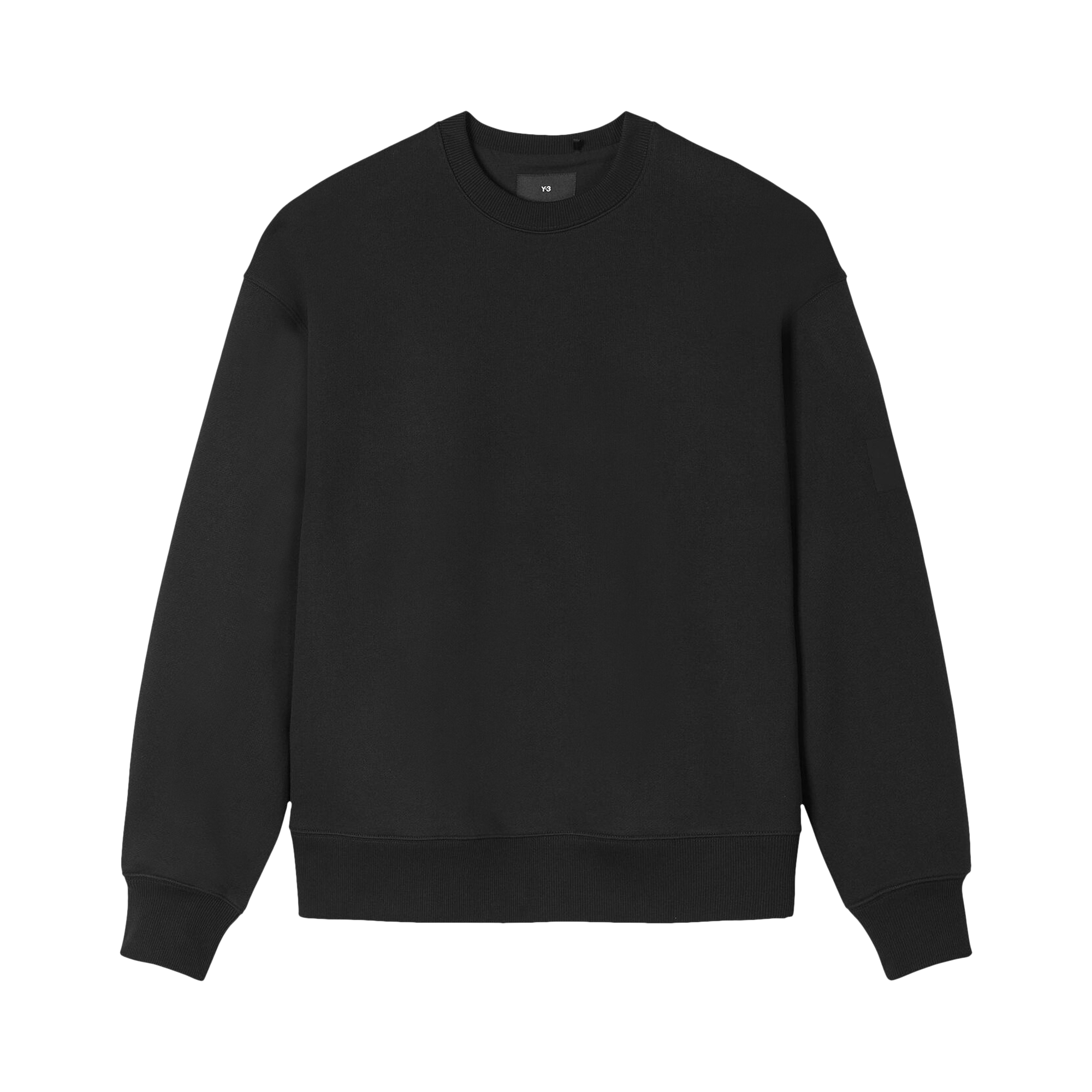 Pre-owned Y-3 Terry Crew Sweater 'black'