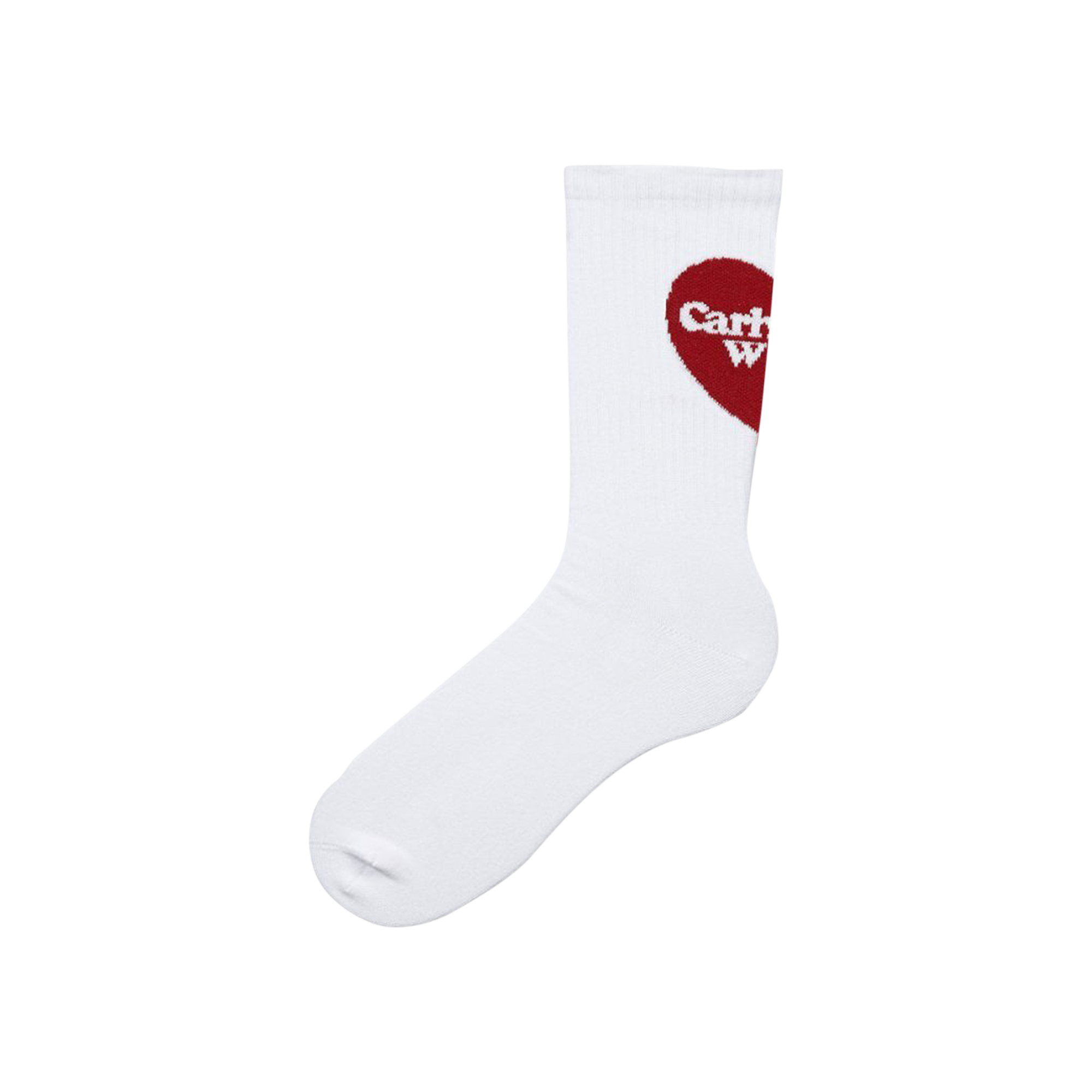 Pre-owned Carhartt Wip Heart Socks 'white'