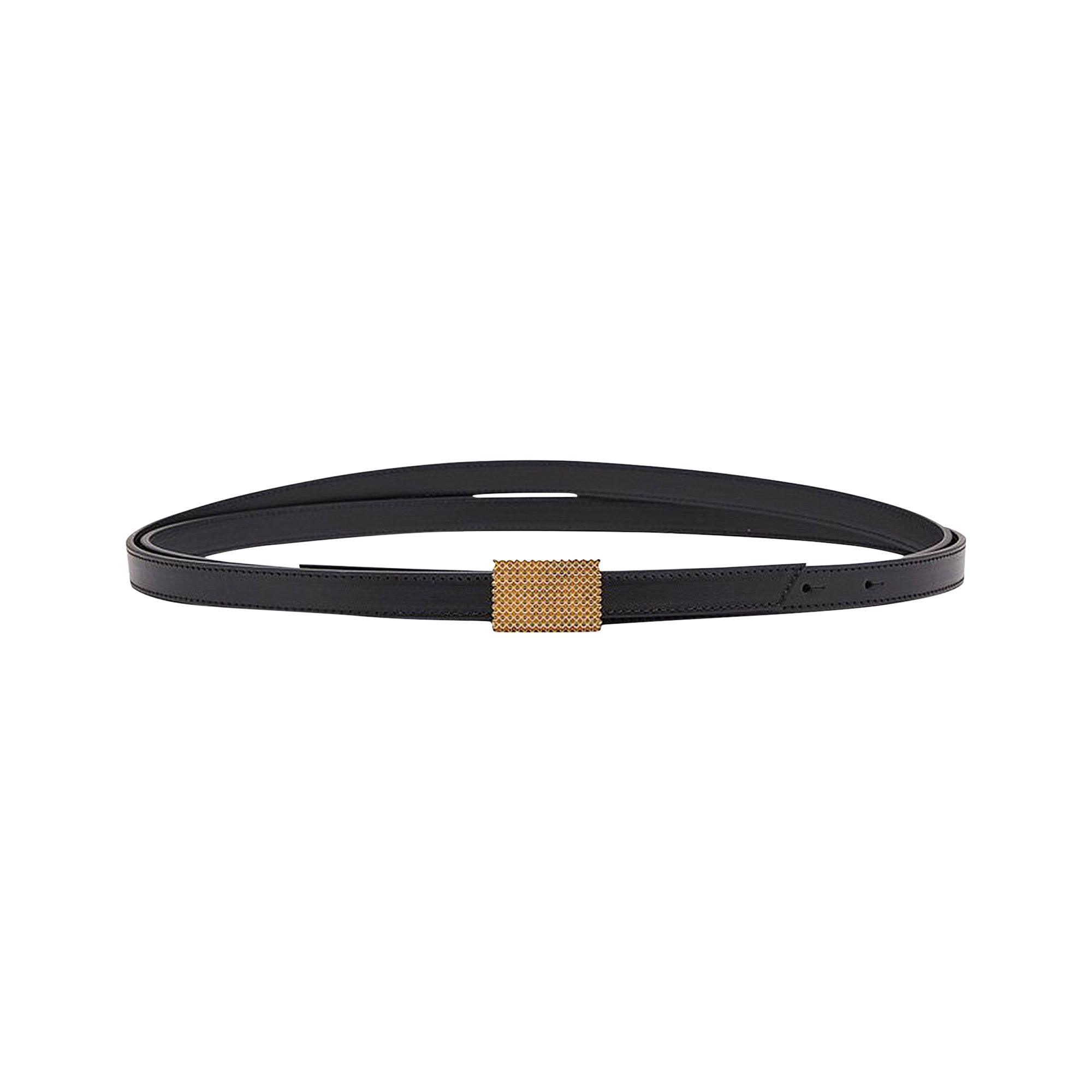 Pre-owned Lanvin Concerto Double Row Belt 'black' | Women's Size 90