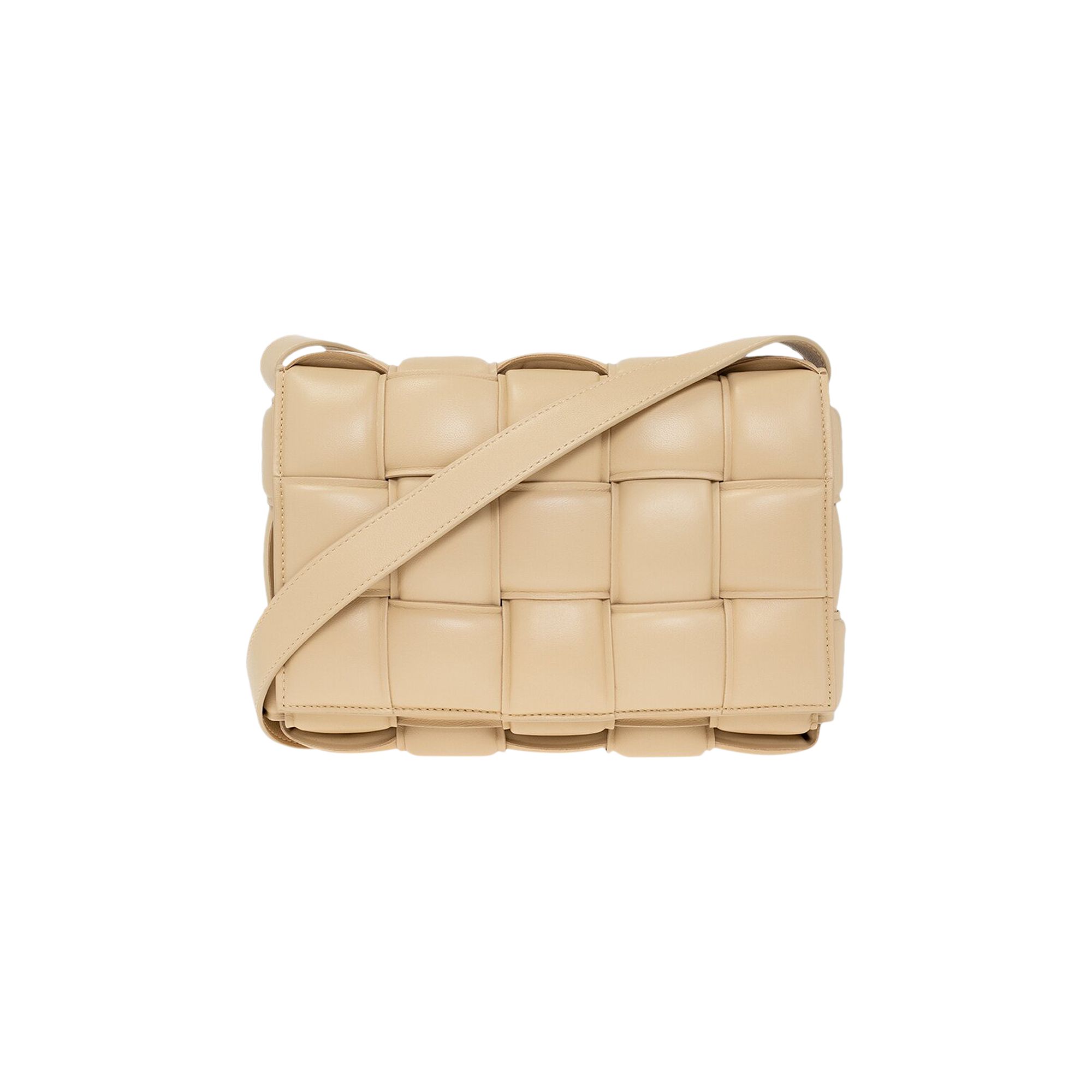Bottega Veneta Padded Cassette Bag 'Porridge/Gold' | Tan | Women's Size Onesize