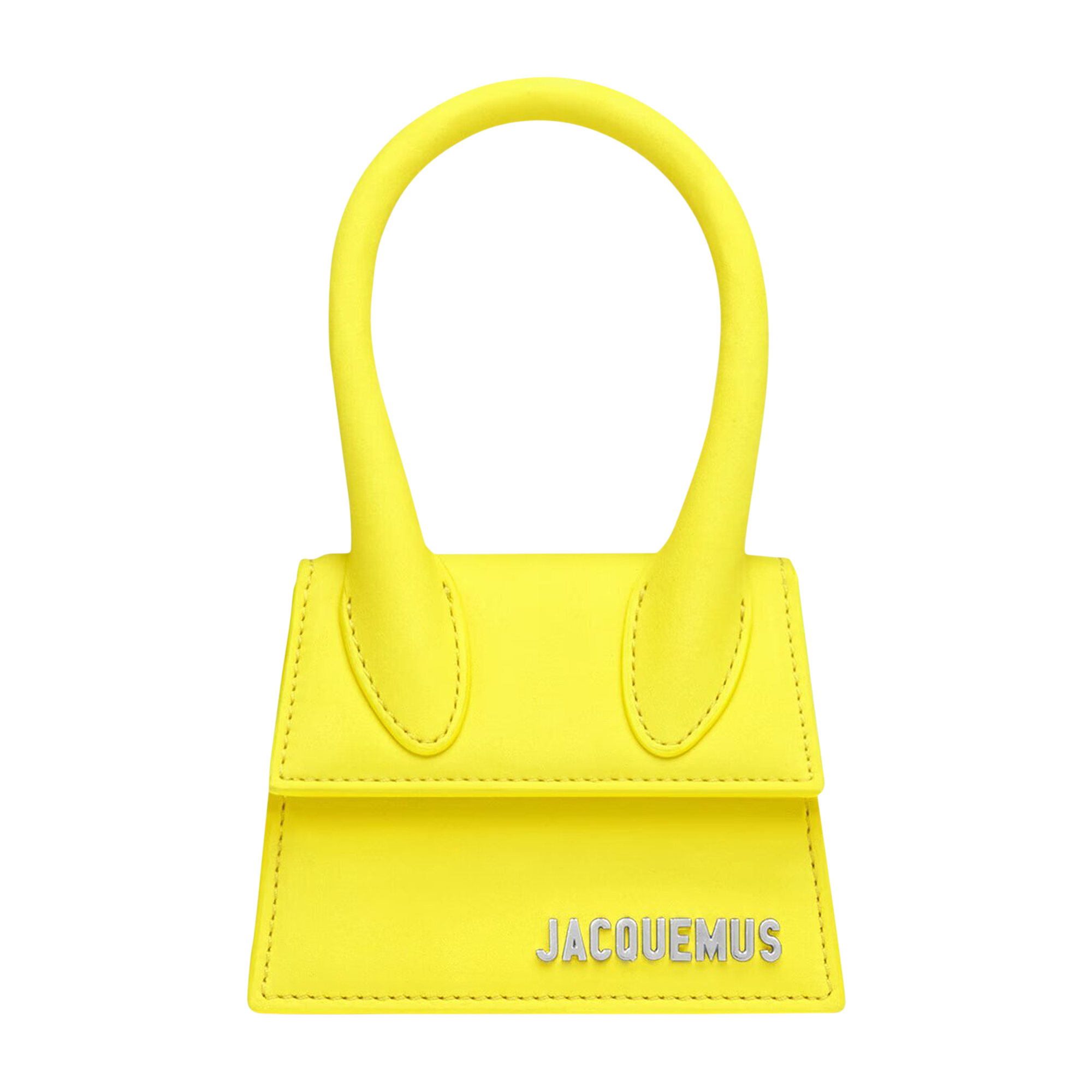 Pre-owned Jacquemus Le Chiquito Moyen 'neon Yellow'