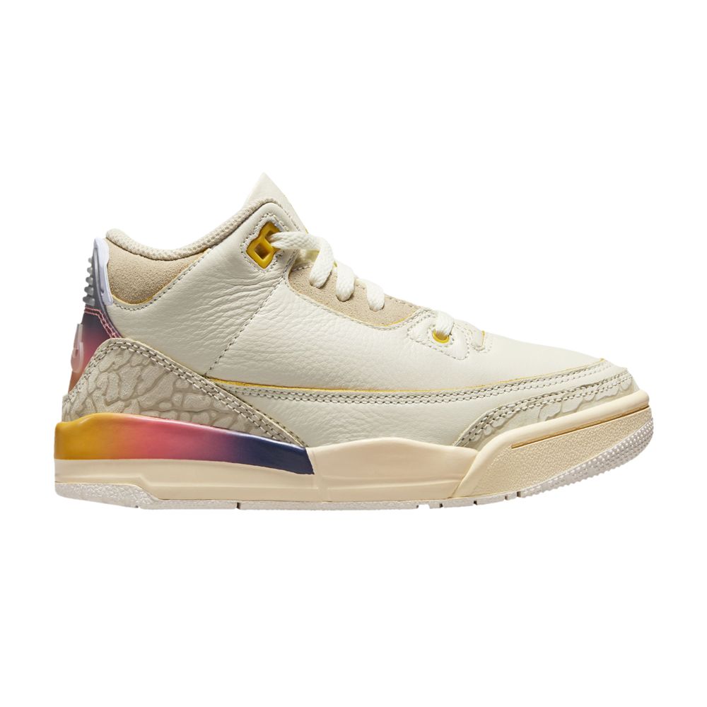 J. Balvin x Air Jordan 3 Retro PS 'Medellín Sunset' | Cream | Kid's Size 2.5